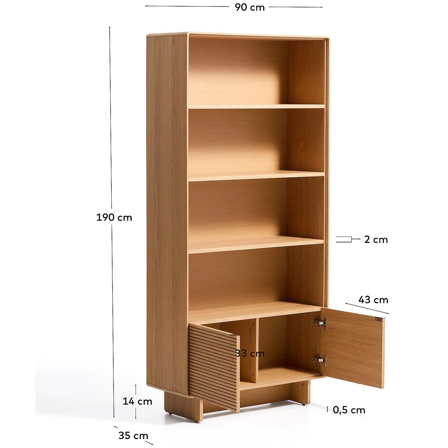 Norlen Contemporary Oak Cabinet Sideboard (1)