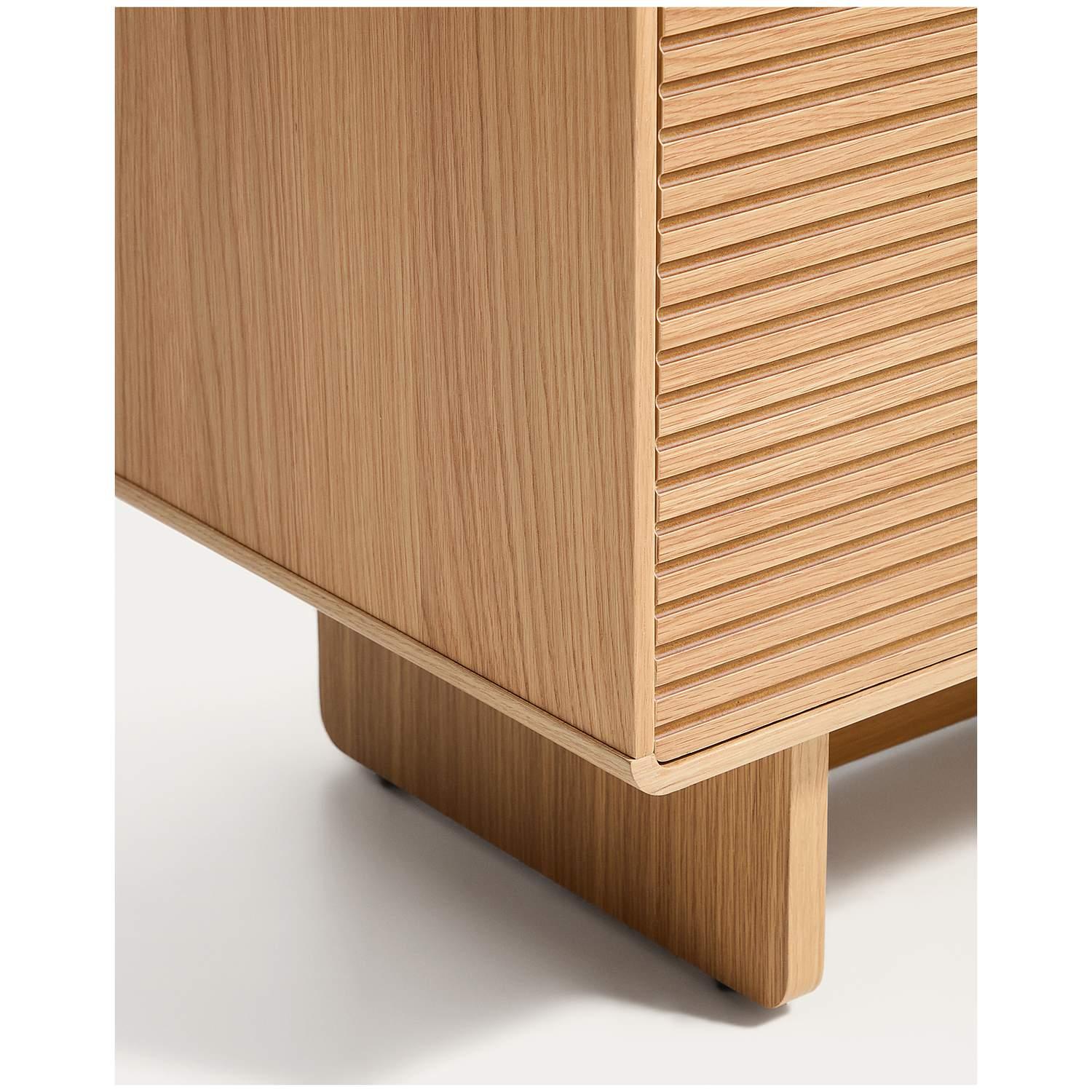 Norlen Contemporary Oak Cabinet Sideboard (2)