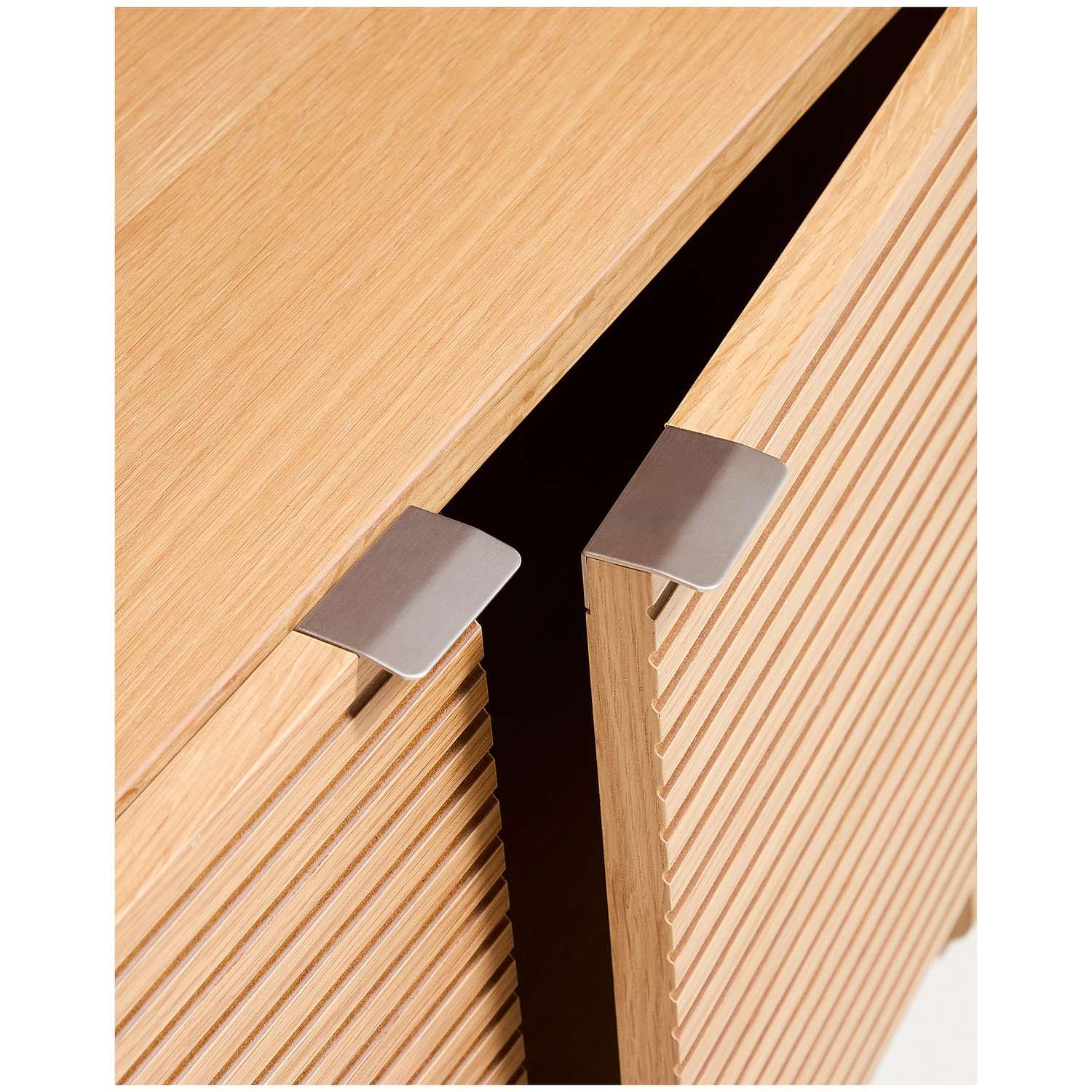 Norlen Contemporary Oak Cabinet Sideboard (5)