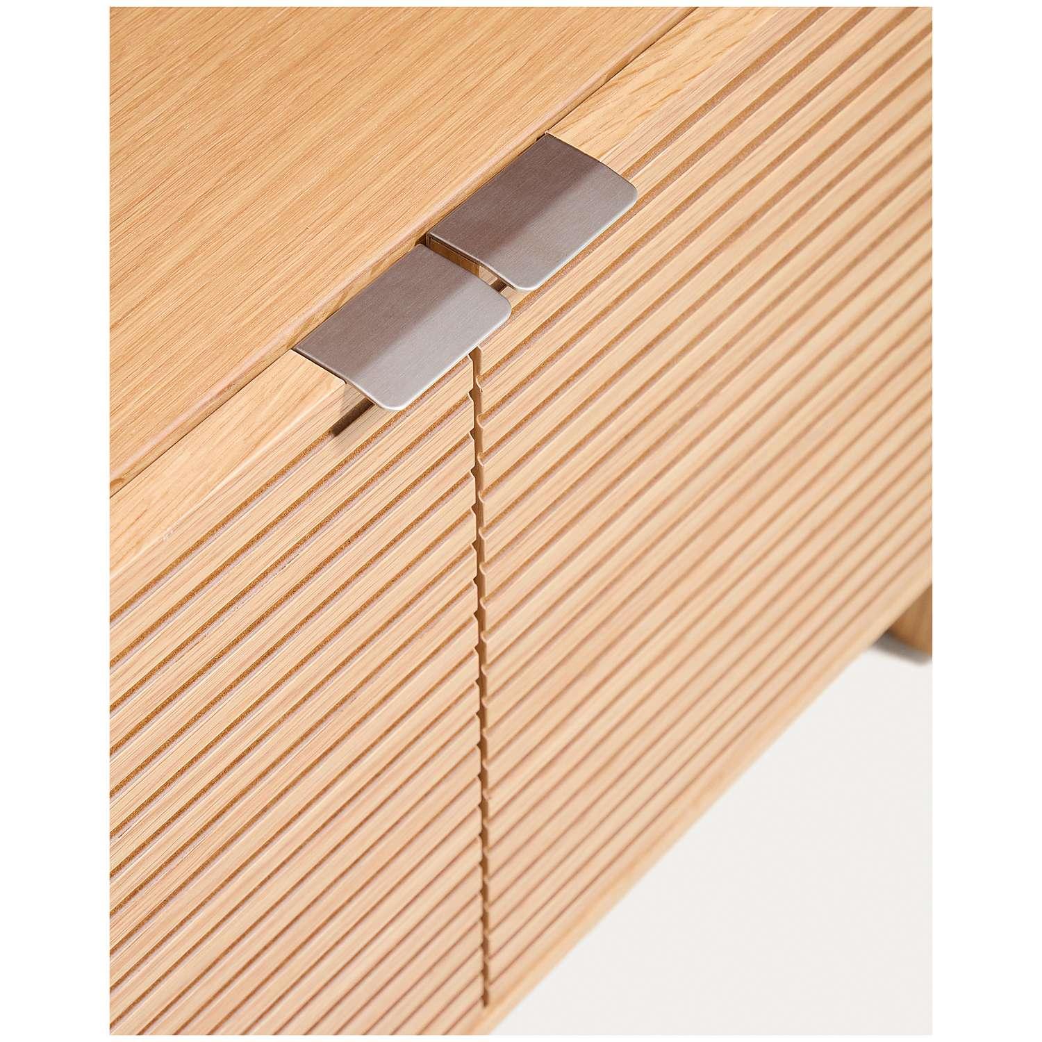 Norlen Contemporary Oak Cabinet Sideboard (7)